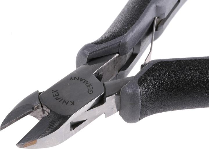 Produktbild Knipex Elektronik-Seitenschneider mit eingesetzter Hartmetallschneide ESD (120 mm)