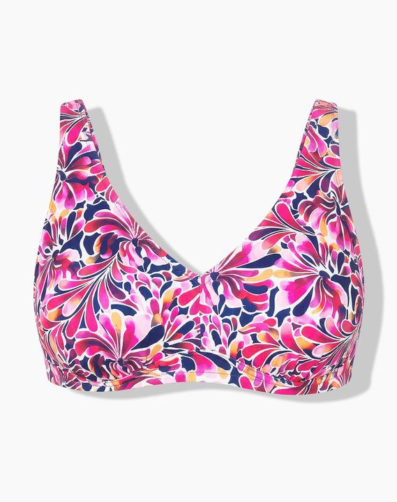 Produktbild Studio Untold Bikini-Top, Softcups, Flowers. V-Ausschnitt (44)