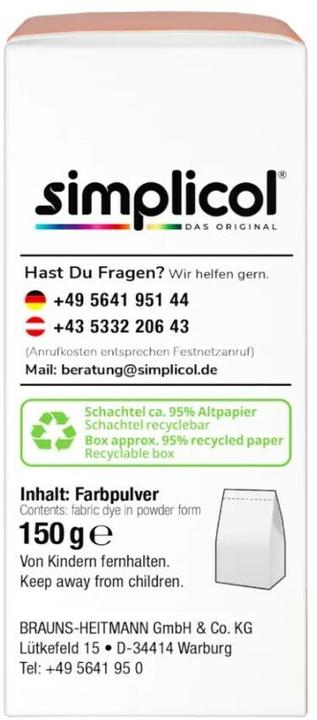 Produktbild Simplicol Textilfarbe expert (Indiaorange, 150 ml)