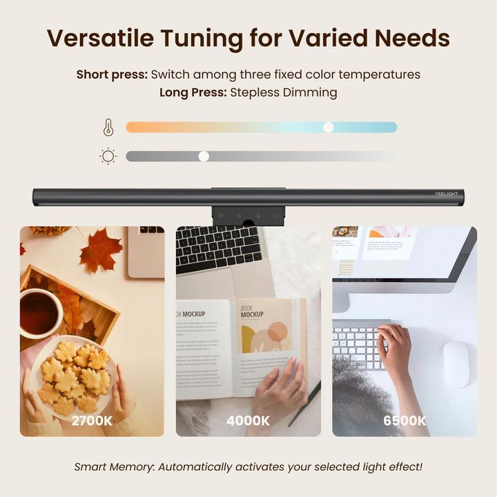 Actual product image Yeelight Aries Monitor Light Bar YLYTD-0037