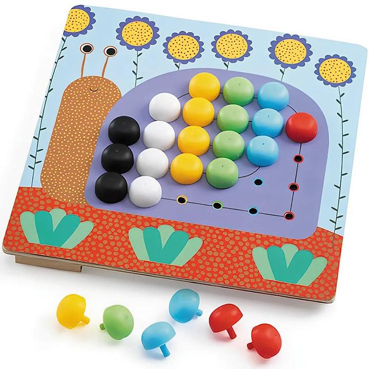 Actual product image Djeco Educational game Primo Mosaïco (mult)