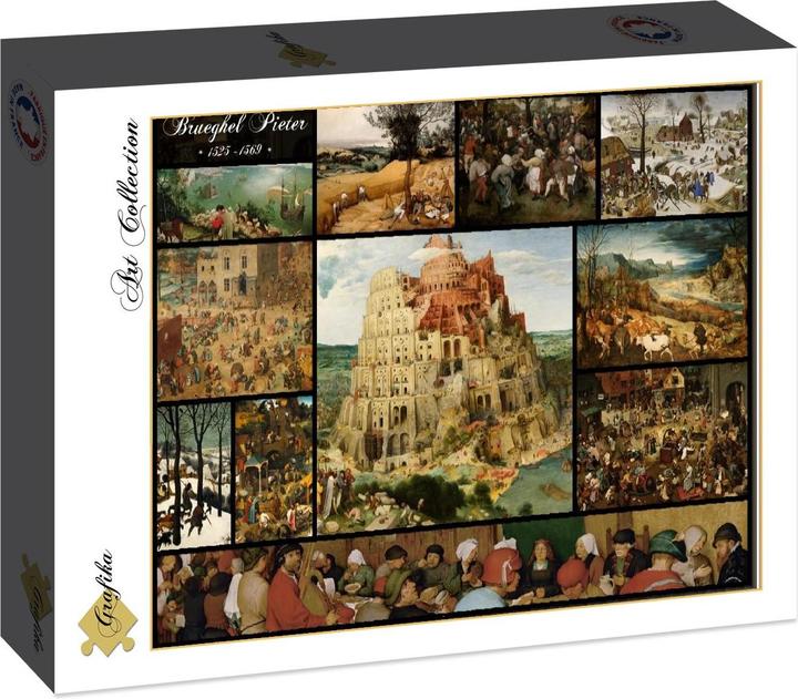 Image du produit Grafika Puzzle 2000 pièces Collage - Pieter Bruegel the Elder (2000 pièces)