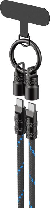 Actual product image Havit CB6340 - Ladekabel 1 2 m (schwarz/blau) (1.20 m, USB 3.0, 60 W)