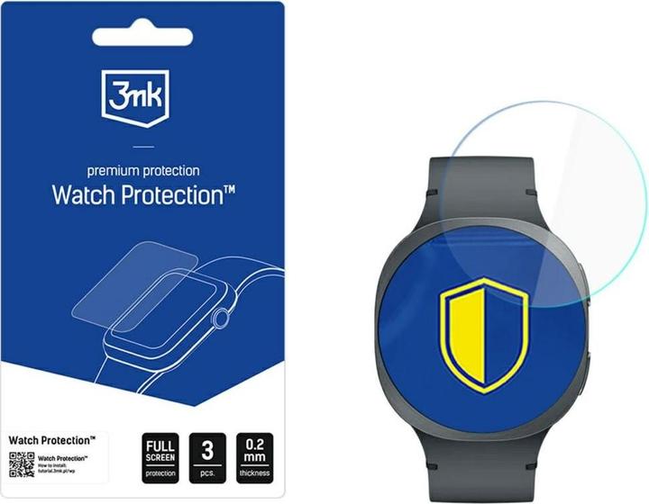 3MK Watch Protection FlexibleGlass Hybridglas für Samsung Galaxy Watch 8 44mm