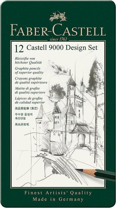 Immagine prodotto Faber-Castell Matita Castell 9000 (2H, 12 x)