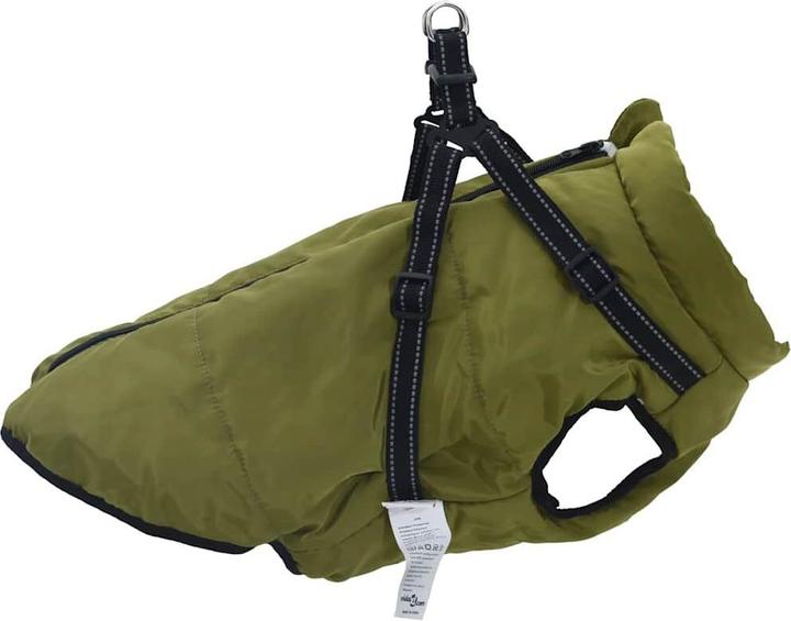 Actual product image vidaXL Dog coat with harness Waterproof (52, Dog coat)