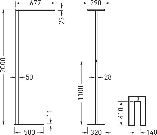 Produktbild Trilux TRIL LED-Stehleuchte (15300 lm)