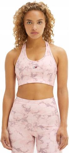 Actual product image Tommy Hilfiger Women's Mid Intensity Aop Racer Bra (XS)
