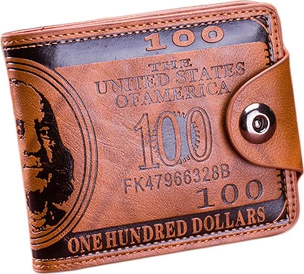 Actual product image PhoneLook Wallet with the look of a 100-dollar bill