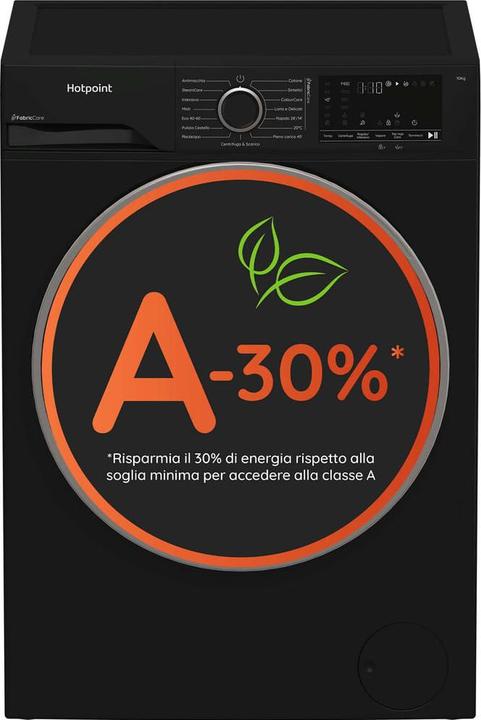Hotpoint Ariston, Frontlader-Waschmaschine, 10 kg, Klasse A (10 kg, Links)