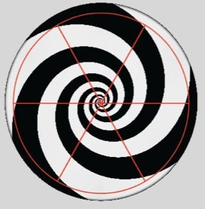 Rose gold, Black Spiral