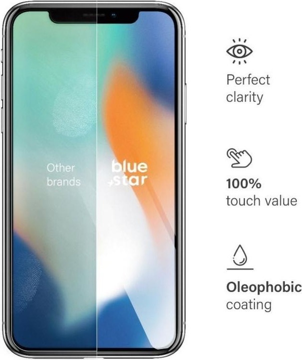 Produktbild BlueStar Tempered Glass (1 Stück, Realme 11 Pro+, Apple iPhone X)