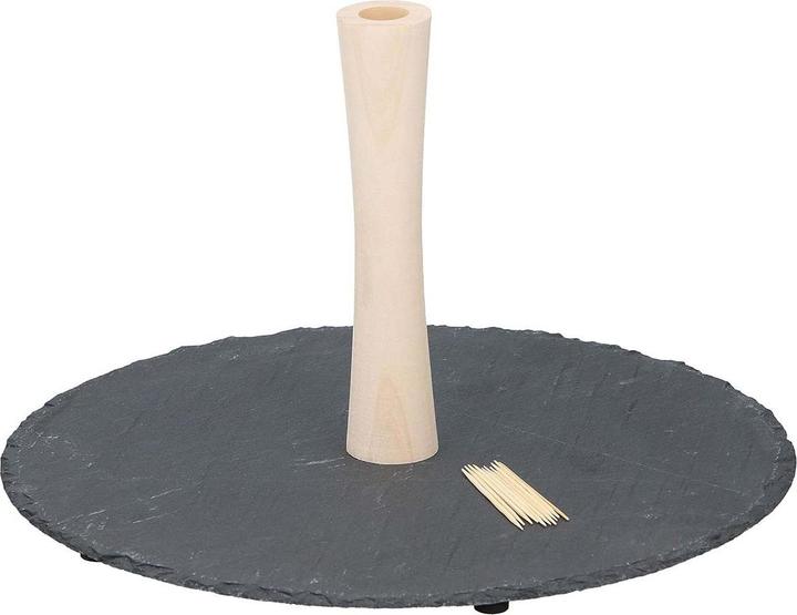 Actual product image Alpina Garden Cutting board Alpina Alpina - Snack set 30 cm (tray and sticks)