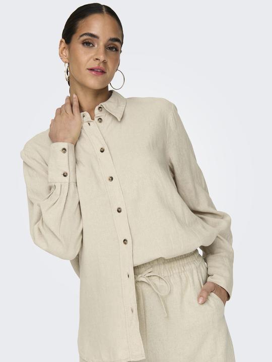 Image du produit JdY Coupe décontractée Col de chemise Manches avec bouton Coupe volumineuse des bras Chemise (M)