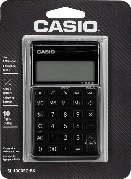 Actual product image Casio Sl-1000sc (Battery operated, Solar panel)
