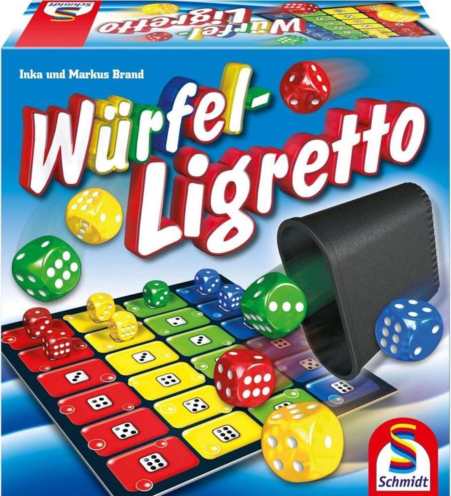 Produktbild Schmidt Spiele Würfel-Ligretto (Deutsch, Französisch, Italienisch)