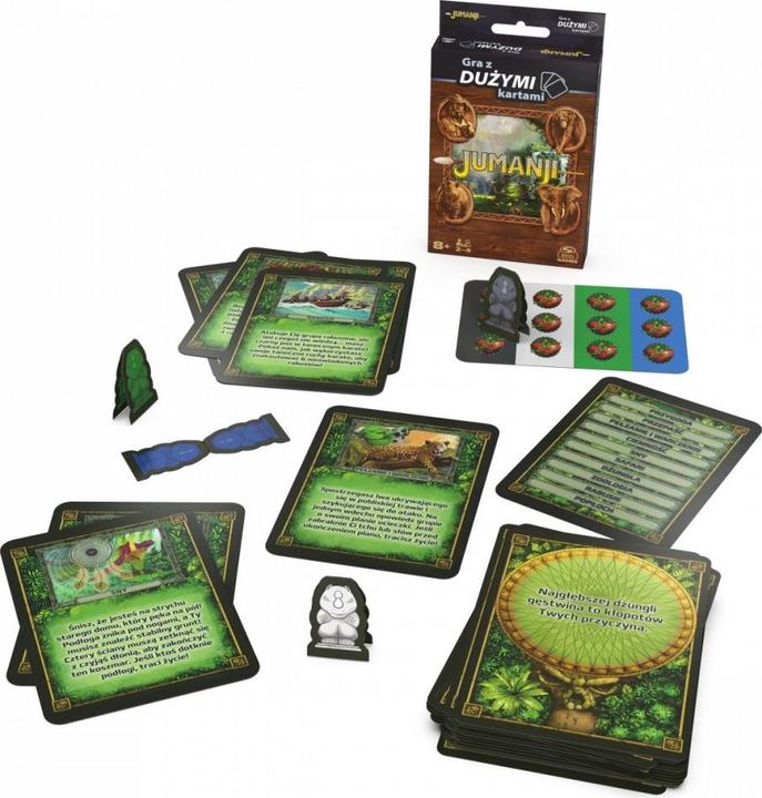 Actual product image Spin Master Jumanji Jumbo-Karten