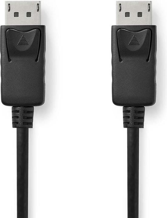 Produktbild Nedis Displayport-Kabel | DisplayPort Stecker | DisplayPort Stecker | 4K@60Hz | Vernickelt | 2.00 m (2 m, DisplayPort, 1.2)