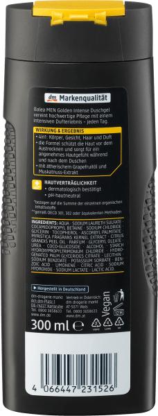 Produktbild dm Balea MEN Duschgel Golden Intense