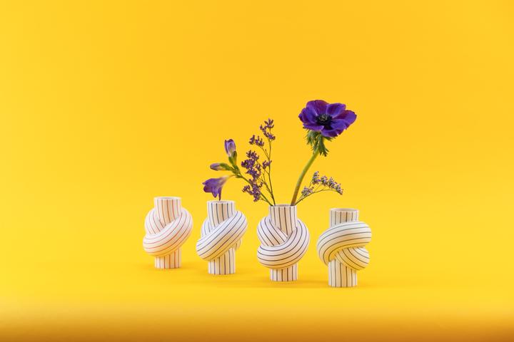 Immagine prodotto Rosenthal Node Stripes - Plum - Vaso 12 cm (1x)