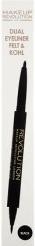 Actual product image Makeup Revolution Awesome Dual Eyeliner Felt & Kohl (Black)