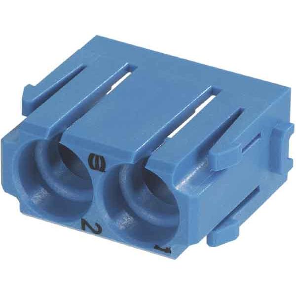 Harting 09 14 002 4501 Industriesteckverbinder Amphenol C146 Inhalt: 1 Stück, Elektronikkabel + Stecker, Blau