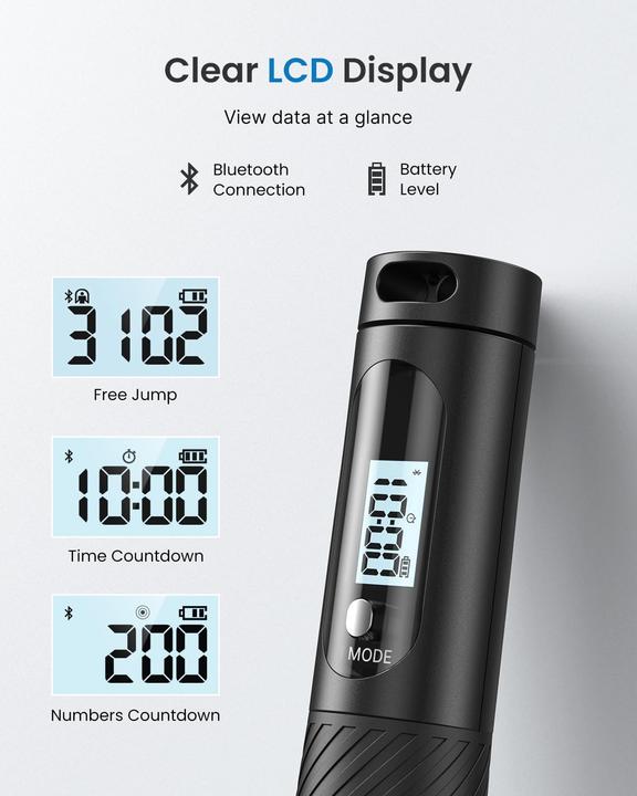 Produktbild Renpho Intelligentes Springseil mit Zähler (300 cm)