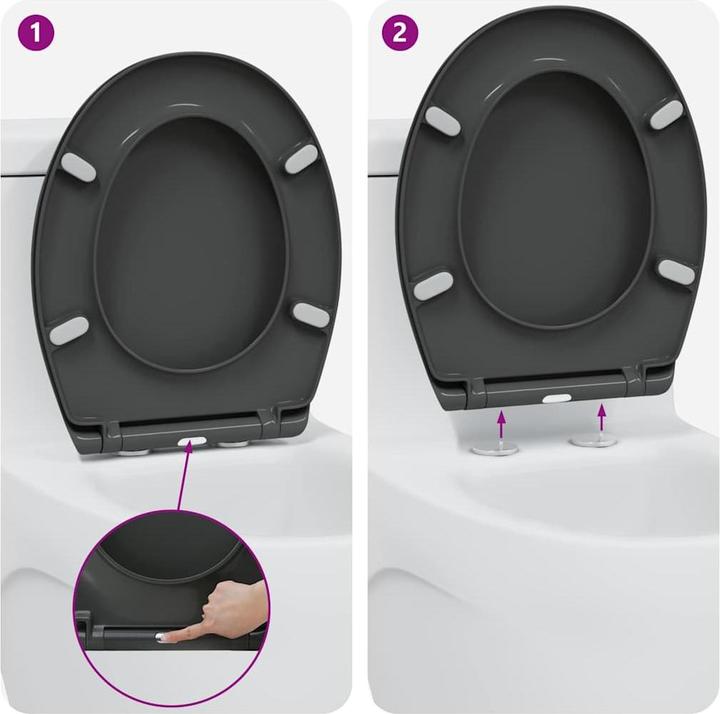 Produktbild vidaXL Toilettensitz