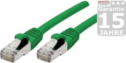 Produktbild Générique Cat6A RJ45 Patch cable S/FTP TPE ecofriendly snagless green GRS certified - 0.5m (U/FTP, CAT6, 0.50 m)