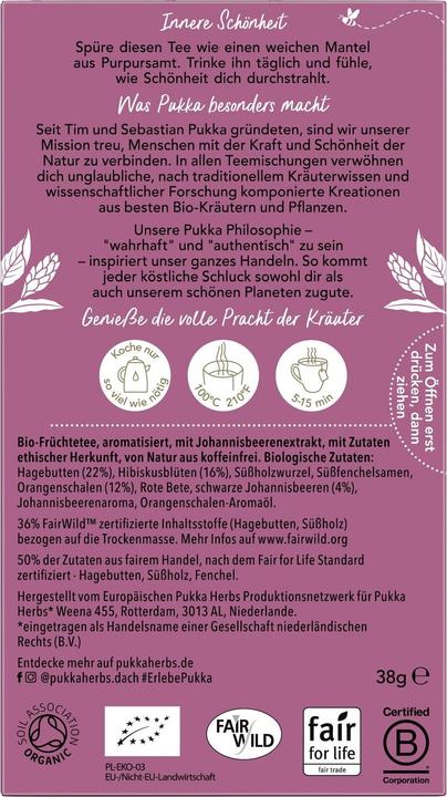 Produktbild Pukka Charmante Cassis (38 g)