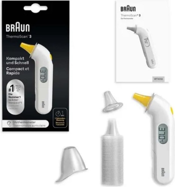 Actual product image Braun ThermoScan 3 IRT3030 (Ear)