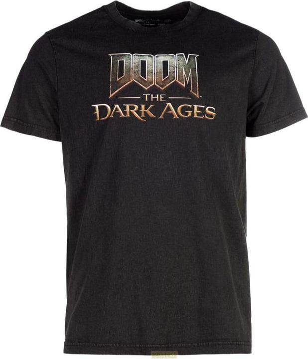 Productafbeelding Dpi Merchandising DOOM: The Dark Ages T-Shirt Washed Out ""Logo"" Black (XL)