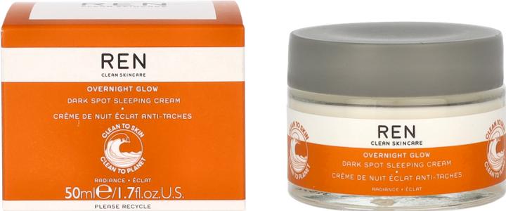 Actual product image Ren Overnight Glow Dark Spot Sleeping Cream (50 ml)