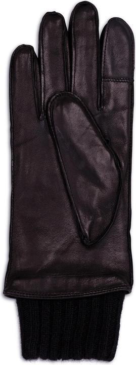Actual product image Cash-Mere Lederhandschuhe mit Pulswärmer und Touchscreen tauglich (S)