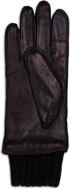 Produktbild Cash-Mere Lederhandschuhe mit Pulswärmer und Touchscreen tauglich (M)