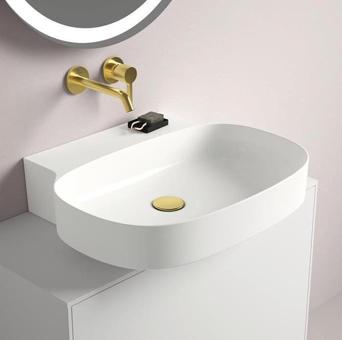 Immagine prodotto Ideal Standard Lavabo LINDA-X o ÜL o HL chiuso 600x500mm we m I Plus 600 x 500 mm bianco con Ideal Plus (500 mm, 600 mm)
