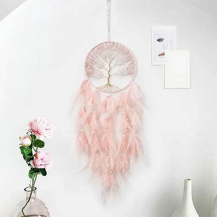 Image du produit Cover-Discount XXL Dream Catcher Arbre de vie rose (60 x 16 cm)