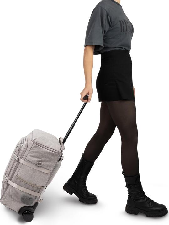 Produktbild Normani Handgepäck Rucksack mit Trolleyfunktion + kleiner Rucksack (45 l)