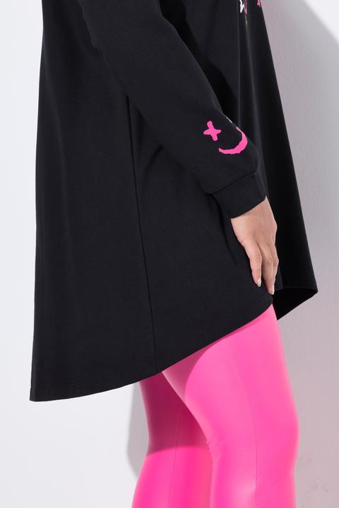 Produktbild Angel of Style Long-Sweatshirt, Loose Fit, 1 Ärmel in Pink (48)