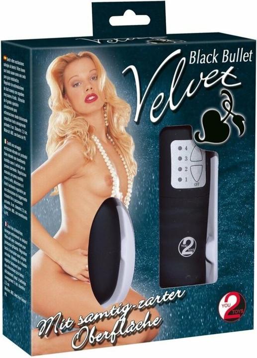 Actual product image You2Toys Velvet Black Bullet