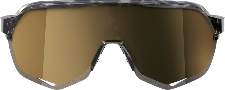 Actual product image 100% S2 (Gloss Black Havana, soft gold mirror)