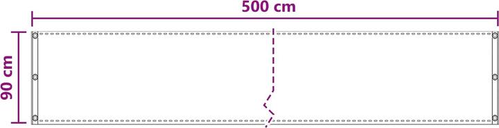 Produktbild vidaXL Balkonsichtschutz (500 cm)