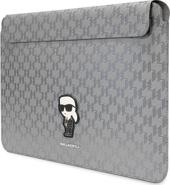Image du produit Karl Lagerfeld Manchette KLCS14SAKHPKG 14" srebrny/argent Saffiano Monogram Ikonik (14")