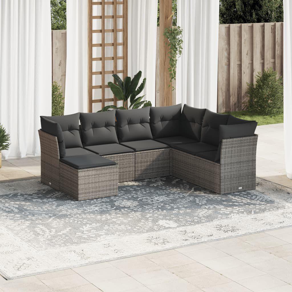 Thumbnail - VidaXL, Gartenlounge, 10-tlg. Garten-Lounge-Set mit Kissen