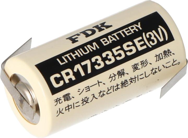 Immagine prodotto FDK Batterie CR17335 SE Size 2/3A, mit Lötfahne Z-Form (1 pz., 2/3 A, 1800 mAh)