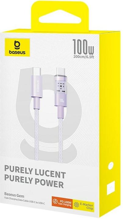 Image du produit Baseus USB C – USB C (2 m, USB 3.2 Gen 1, 100 W)