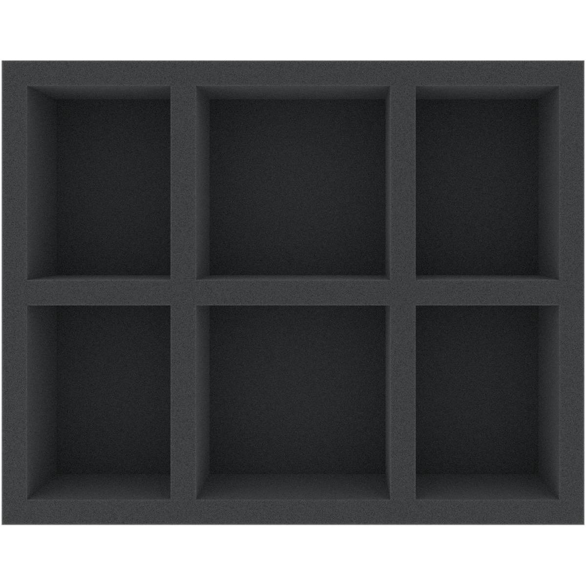 Thumbnail - Feldherr FSMEKU070BO - 70 mm Full-Size Schaumstoffeinlage mit 6 Fächern (Schaumstoff)