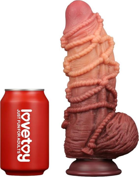 Image du produit Lovetoy Gode extrême avec motif de corde 24 cm