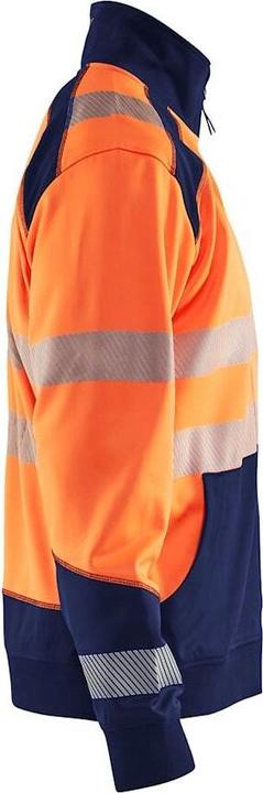 Produktbild Blakläder Sweatshirt mit Trucker-Kragen mit hoher Sichtbarkeit (XS)