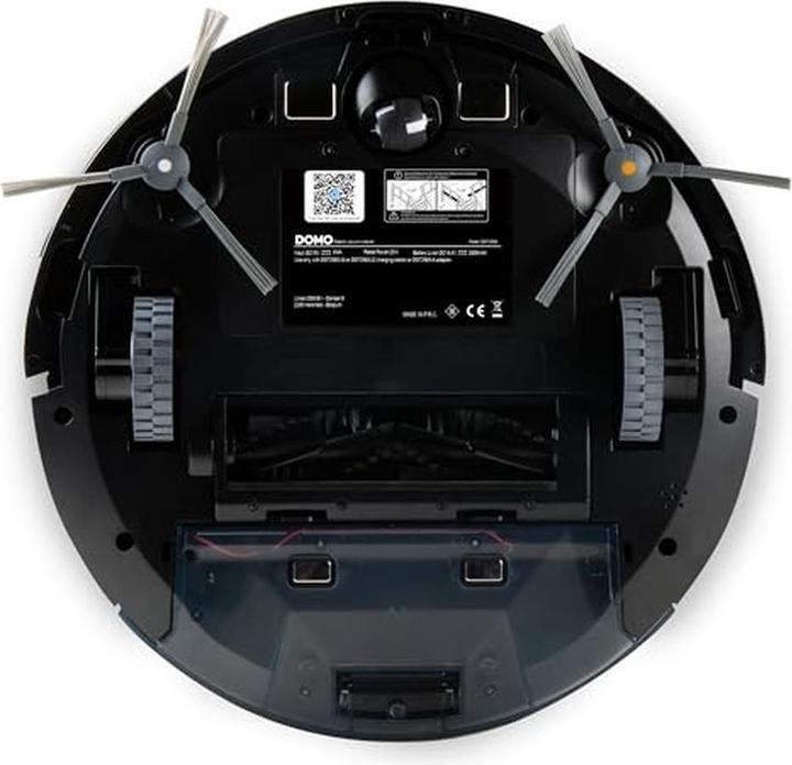 Produktbild Domo DO7298S Saug-und Wischroboter Schwarz App gesteuert, Fernbedienbar, mit Wis (2700 Pa, Wischtuch)